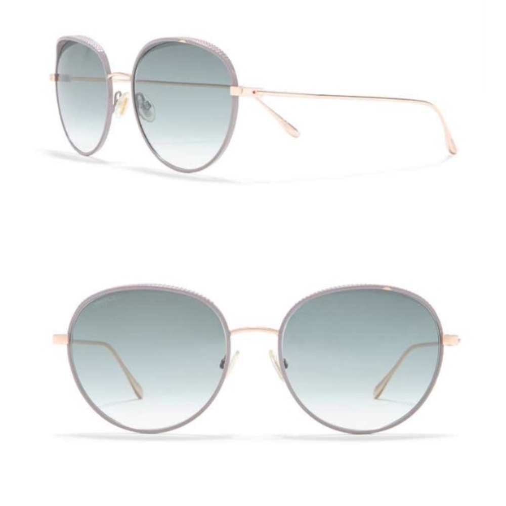 JIMMY CHOO Ello 56mm Round Sunglasses
